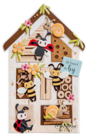 Craft stencil Insect hotel by Marleen PS8141