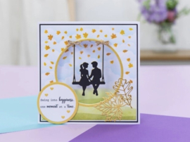 Stans, sjabloon en stempel - Swing into happiness