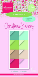 Pretty Papers bloc Christmas Bakery by Marleen Cardstock PK9196