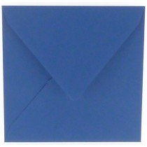 6 x vierkante envelop (14 x 14 cm) royal blue (972)