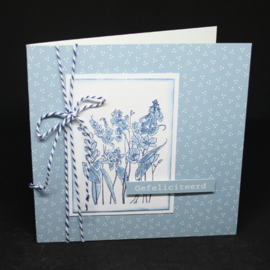 Clear stamp bloemen #240012