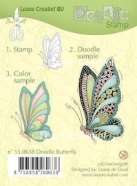 Doodle clear stamp Leane: butterfly (550.638/55.2854)