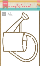 Craft stencil Watering can by Marleen PS8113