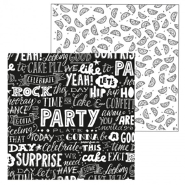 Paperfuel scrapbook papier 30,5x30,5cm 200g party