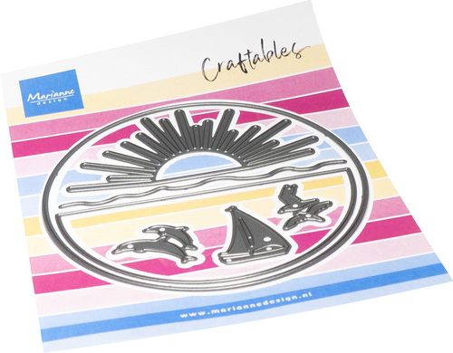 Craftables stencil Silhouette - Sunrise CR1696