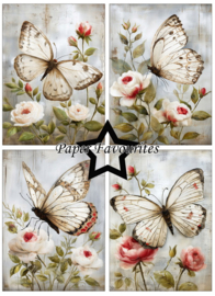 Paper Favourites - Grunge Butterflies A6