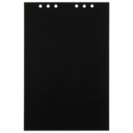 (Art.no. 920710) 20 vel MyArtBook Paper 120 GSM Black drawingpaper Size 210 x 314 mm (A4)