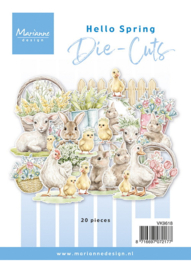 Diecuts Hello Spring (20) VK 9618