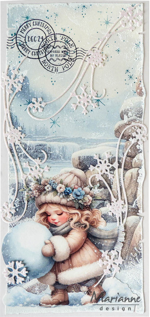 knipvel Cosy Winter - by Fairybells	FB2504