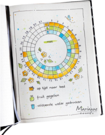 Clear stamp Marjoleine's Bujo - Dagen en Planning MZ1908