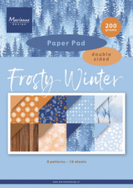 Pretty Papers bloc Frosty Winter A4 dessin	PK9226