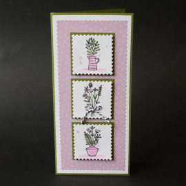 Craftables stencil Slimline-mini Frames CR1562