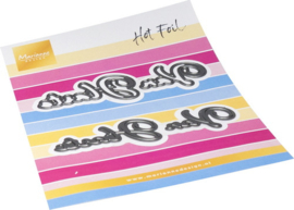Craftables stencil Hot Foil Van Harte CR1681