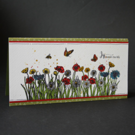 Slimline stempel wilde bloemen 4106