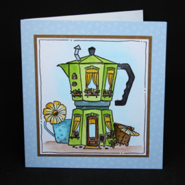 Clear Stamp Carla Kamphuis: A6 - Percolator Plaza