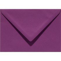 6 x envelop rechthoekig 114x162mm - C6 aubergine (909)