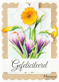 Creatables stencil Tiny's daffodil XL LR0847