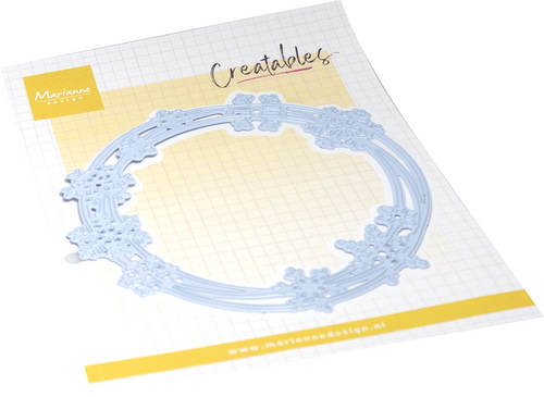 Creatables stencil Ice crystals - circle LR0928