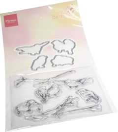 Clear stamp & dies set Tiny's Birds TC0904