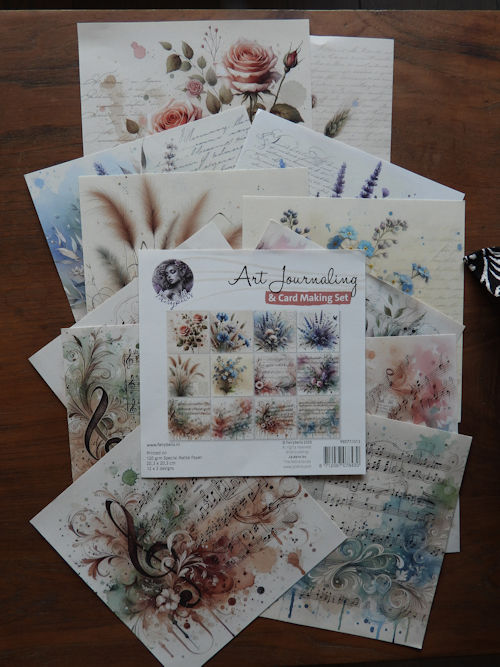 FairyBells Art Journaling & Card Making Set 13: Vlinders, elfjes en muziek