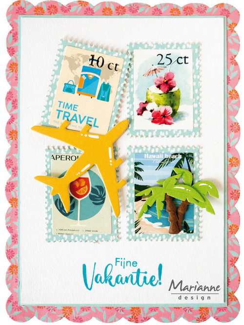 Craftables stencil Travel essentials	CR1697