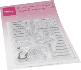 Clear stamp Marjoleine's Bujo - Dagen en Planning MZ1908