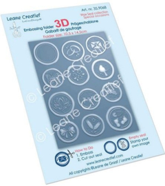3D embossingfolder Leane: wax zegels speciale gelegenheden 35.9068