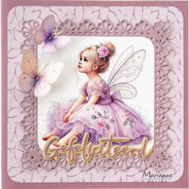 Creatables stencil Gefeliciteerd LR0905