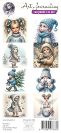 FairyBells 3D-setje nr. 12: Kerst - winter blauw