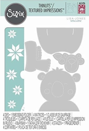 Thinlits snijmal Cozy Bear Sizzix 665496