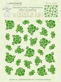 Embossing folder Leane: roses 35.0966