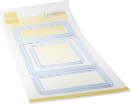 Creatables stencil Trifold square LR0945