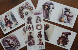 FairyBells 3D-setje nr. 16: Kerst paars 1