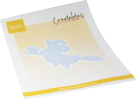 Creatables stencil Cute witch LR0933