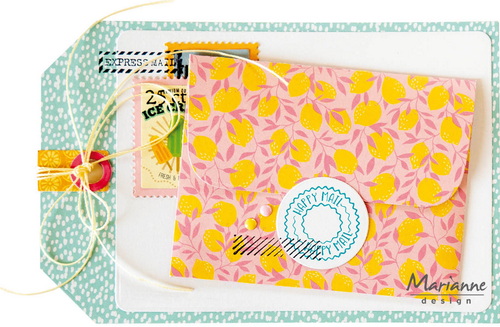 Craftables stencil Giftcard envelope CR1699
