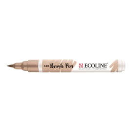 Ecoline brushpen beige 420