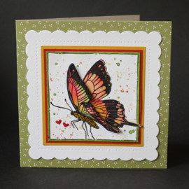 Creatables stencil Scalloped squares LR0767