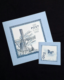 Idyllic Floral Scenes Clear Stempel Windmill  IFS029