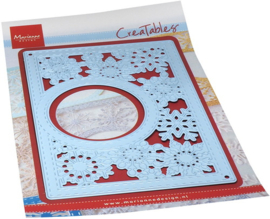 Creatables stencil Rectangle Snowflakes LR0816