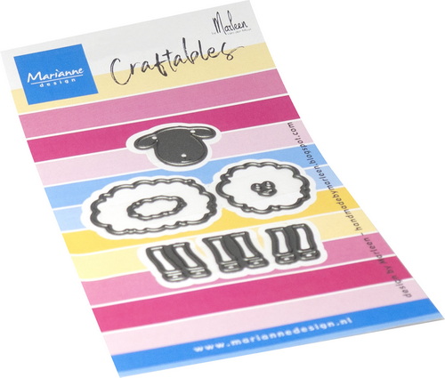 Craftables stencil Sheep by Marleen CR1704
