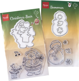 Marianne pakket Bear & snowman PA4202