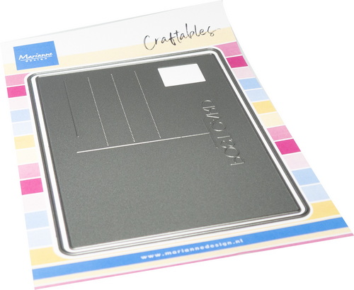 Craftables stencil Postcard	CR1698