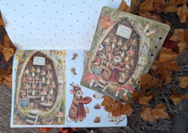 Fairybells Collage boek Herfst bosmuisjes