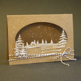 Lea’bilitie stans Diorama Winter Landschap 45.7552