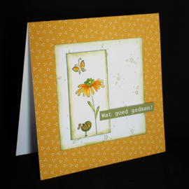 Clear stamp combi Aquarel bloemen 55.7774