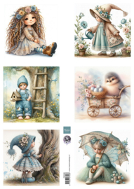 knipvel Dreamy Spring - by Fairybells FB2508