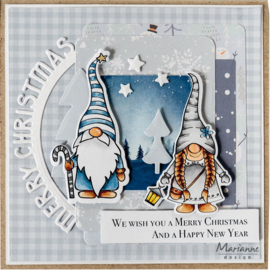 Clear stamp & dies set Mrs Gnome CS1112