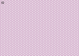 Dag 2 : 2 kaarten roze polkadot A5 dubbelgevouwen