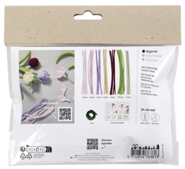 Chenillebloemen set: Tulpen