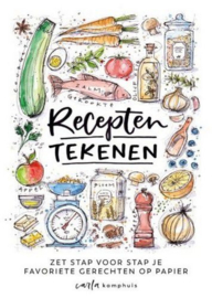 Boek - Recepten tekenen Carla Kamphuis